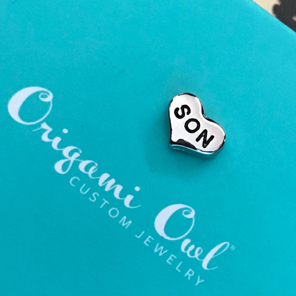 Origami Owl Jewelry - 5 for $19 Origami Owl Silver Son Heart Retired 1F Origami Owl Jewelry - 5 for $19 Origami Owl Silver Son Heart Retired 1F